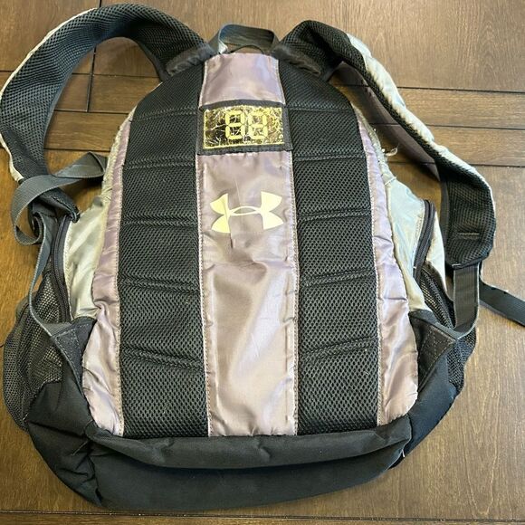 Under Armour Gray/Purple Several Pocket Backpack - Picture 2 of 5